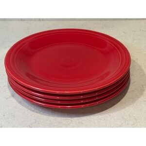 Retired Fiesta Scarlet Red Dinner Plates Homer Laughlin 1 plate-4 available